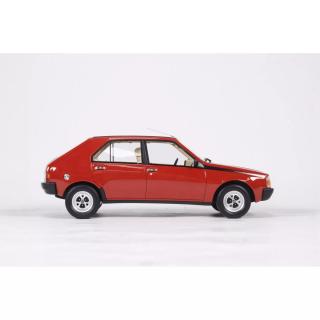 RENAULT 14 TS ROUGE 705 1983 OttO mobile 1:18 Resinemodell (Türen, Motorhaube... nicht zu öffnen!)
